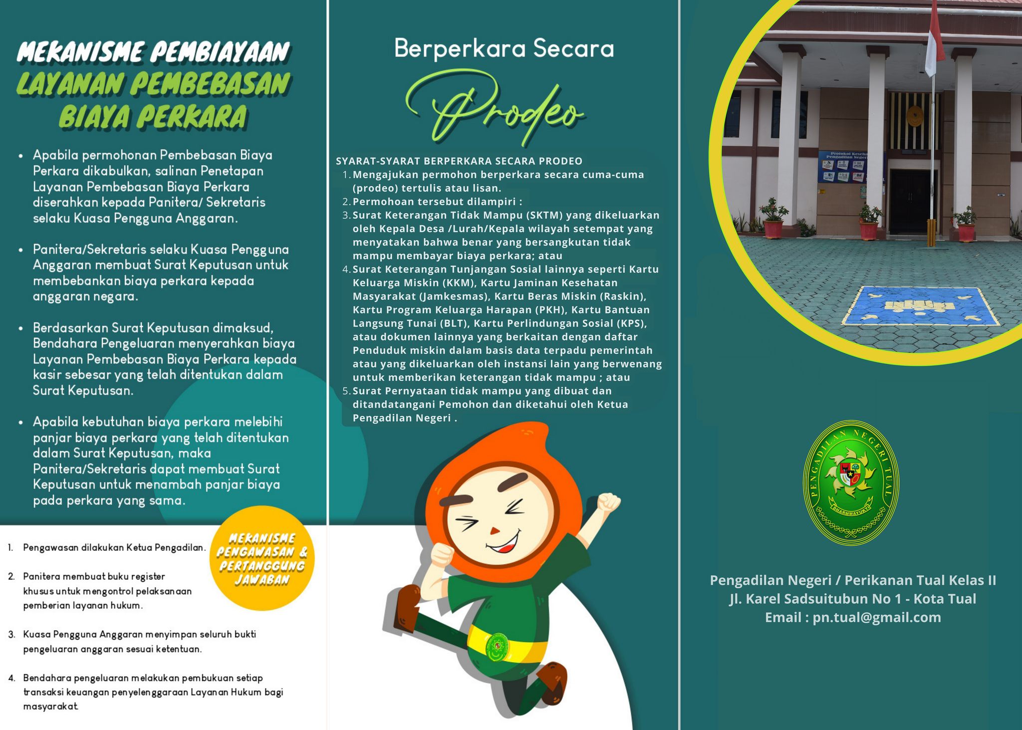 MEKANISME LAYANAN PEMBEBASAN BIAYA PERKARA