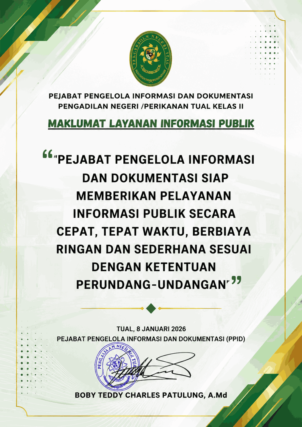 maklumat layanan informasi publik 11zon