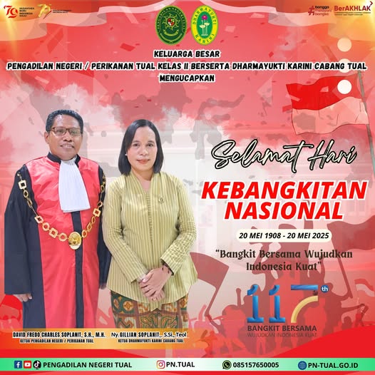 Selamat Hari Kebangkitan Nasional Ke 117 Tahun
